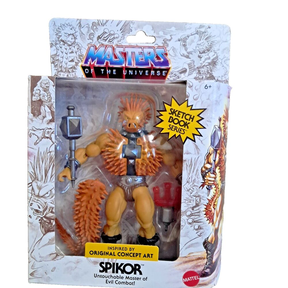 Masters of the Universe Sketchbook Series Concept Art Spikor Action Figure 2025